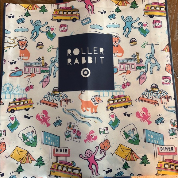 Roller Rabbit Target Colorful Tote Bag - Picture 2 of 2
